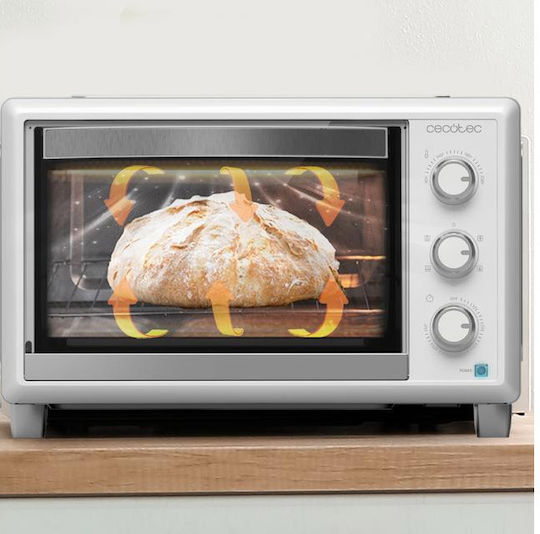Cecotec Bake & Toast 3090 Gyro Electric Countertop Oven 30lt No Burners Hot Air White