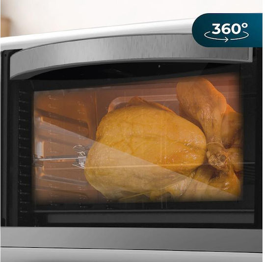Cecotec Bake & Toast 3090 Gyro Electric Countertop Oven 30lt No Burners Hot Air White