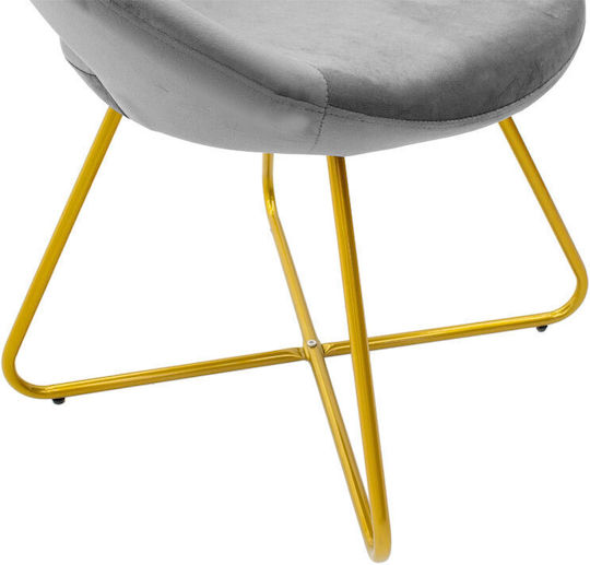 Valentina Stühle Speisesaal Grey 1Stück 65x60x82cm