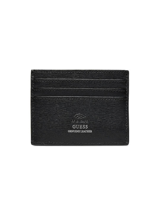 Guess Certosa Men's Leather Card Wallet Black