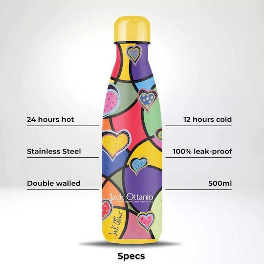 Izy Bottles Kids Water Bottle Thermos Stainless Steel 500ml