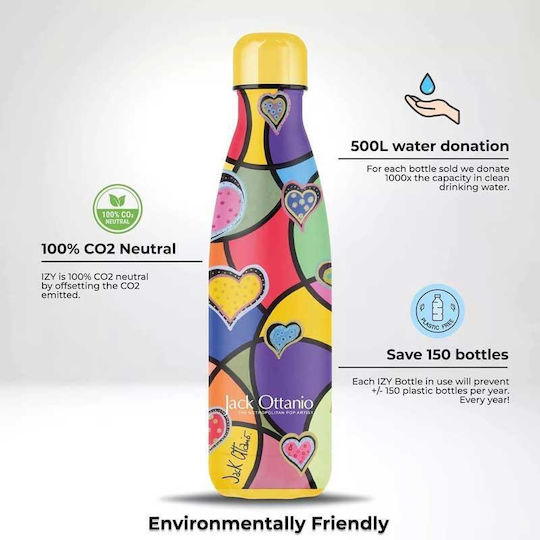 Izy Bottles Kids Water Bottle Thermos Stainless Steel 500ml
