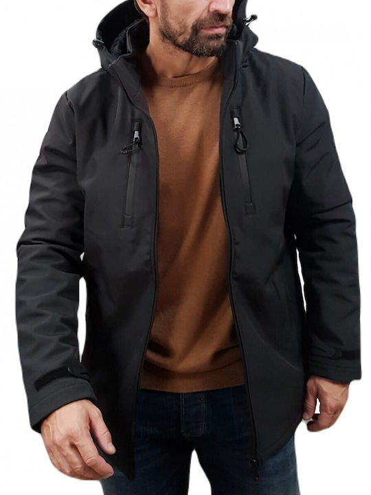 Rebase Men's Winter Jacket Black