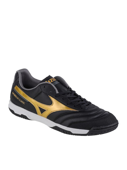 Mizuno Morelia Ποδοσφαιρικά Παπούτσια Σάλας IN Μαύρα