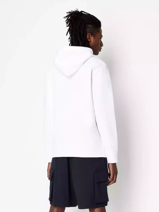 Armani Exchange Men's Sweatshirt with Hood White