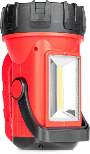 AMiO Rechargeable Handheld Spotlight LED with Maximum Brightness 300lm Red