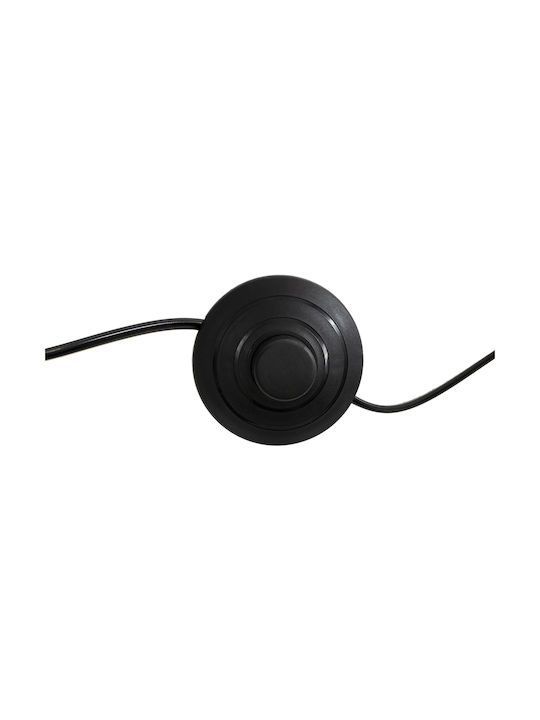 GloboStar Nerina Floor Lamp H115xW40cm. with Socket for Bulb E27 Black