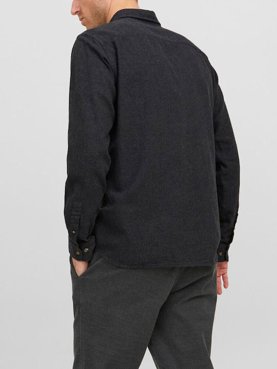 Projekt Produkt Men's Shirt Long Sleeve Cotton Gray