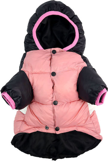Dashi Кучешки палта Водоустойчиво Pink XSmall с дължина на гръбчето 30 см.
