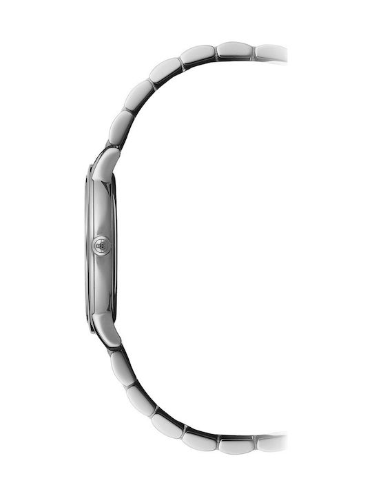 Raymond Weil Γυναικείο Ρολόι 34mm Μπαταρίας με Ασημί Μεταλλικό Μπρασελέ