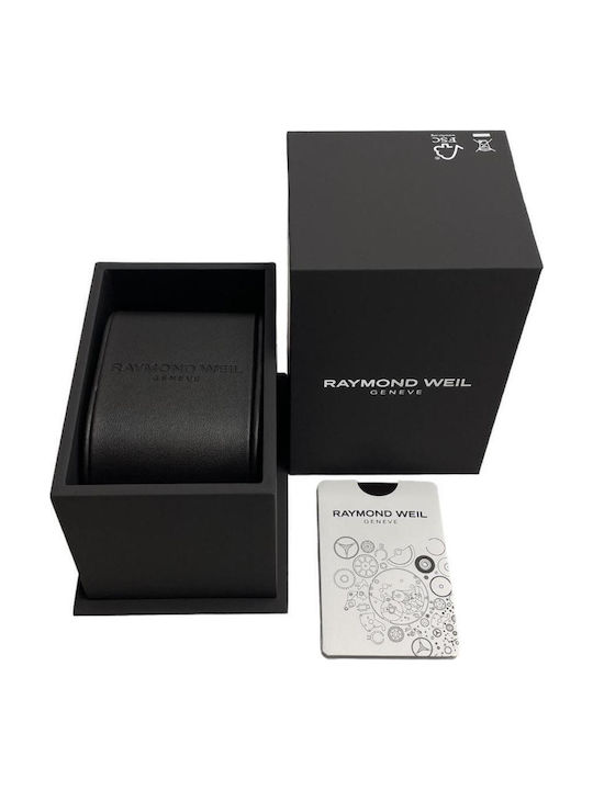Raymond Weil Γυναικείο Ρολόι 30mm Μπαταρίας με Ασημί Μεταλλικό Μπρασελέ