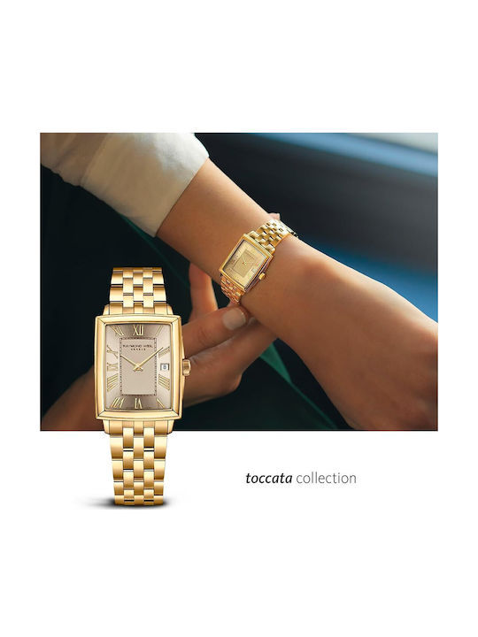 Raymond Weil Women's Watch with Gold Metal Bracelet