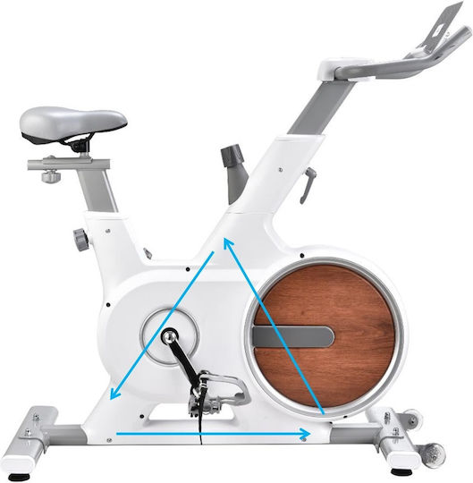 Power Force Power Train Spin Bike Electromagnetic with Wheels