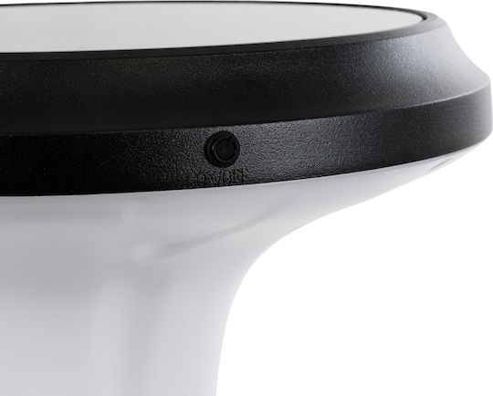 GloboStar Ηλιακό Φωτιστικό Δαπέδου Κολωνάκι 10W 330lm Ψυχρό Λευκό 6000K με Αισθητήρα Κίνησης και Φωτοκύτταρο IP65 25x25x28εκ.