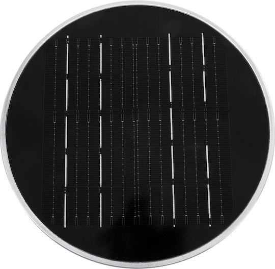 GloboStar VEGGIE Ηλιακό Φωτιστικό Δαπέδου Κολωνάκι 10W 330lm Ψυχρό Λευκό 6000K με Αισθητήρα Κίνησης και Φωτοκύτταρο IP65 23x23x60εκ.