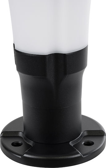 GloboStar Ηλιακό Φωτιστικό Δαπέδου Κολωνάκι 10W 330lm Ψυχρό Λευκό 6000K με Αισθητήρα Κίνησης και Φωτοκύτταρο IP65 25x25x28εκ.