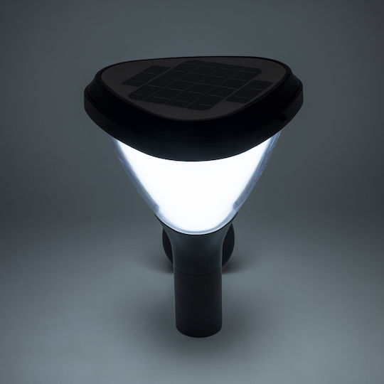 GloboStar Σετ 4 Ηλιακά Φωτιστικά Δαπέδου 10W 330lm Ψυχρό Λευκό 6000K με Αισθητήρα Κίνησης και Φωτοκύτταρο IP65 26x29x36εκ.