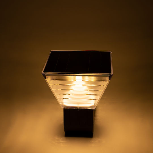 GloboStar Σετ 4 Ηλιακά Φωτιστικά Δαπέδου 10W 330lm Ψυχρό Λευκό 6000K με Αισθητήρα Κίνησης και Φωτοκύτταρο IP65
