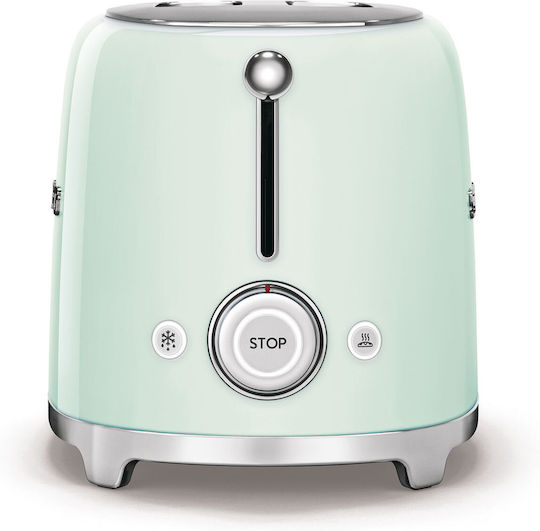 Smeg Toaster 2 Slots 1500W Green