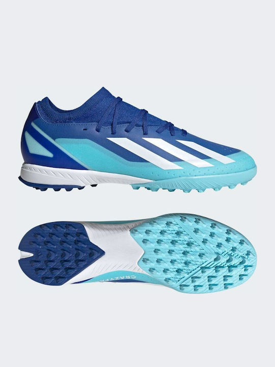 adidas X Crazyfast.3 Football Shoes with Molded Cleats Bright Royal / Cloud White / Solar Red