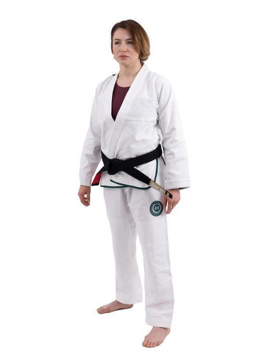 Scramble Men's Brazilian Jiu Jitsu Jacket White