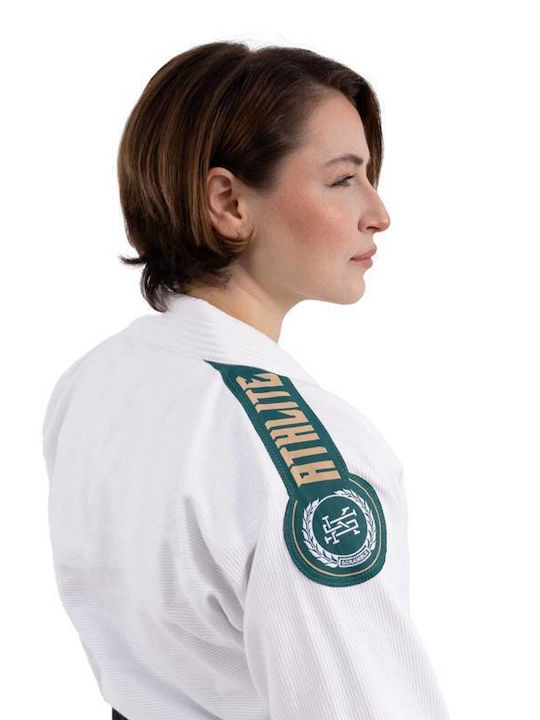 Scramble Men's Brazilian Jiu Jitsu Jacket White