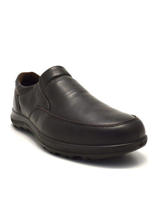 Men's Leather Moccasins Brown