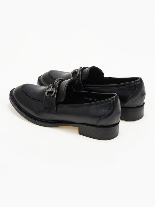 Issue Fashion Moccasini pentru femei în culoarea Negru