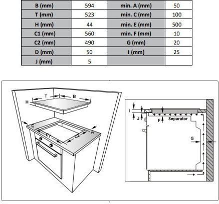 Fram Gas Cooktop Autonomous 59x52εκ. Brown