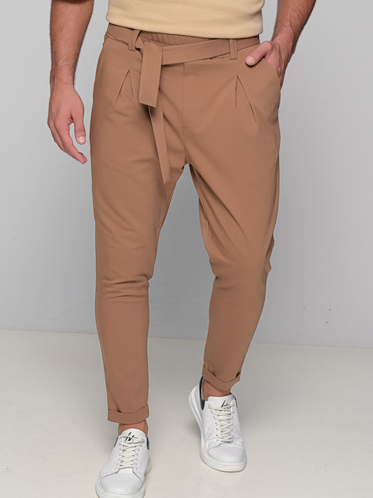 Ben Tailor Men's Trousers in Slim Fit Brown