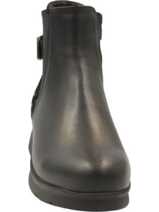 Ghete dama de piele Negru