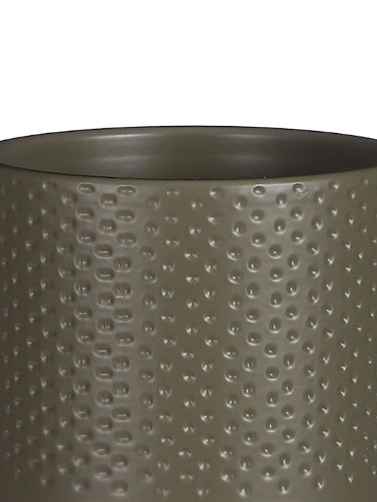 Edelman Planter Ceramic Green 10x10x9cm.