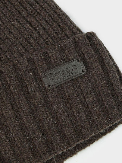 Beanie Unisex Beanie Knitted in Brown color