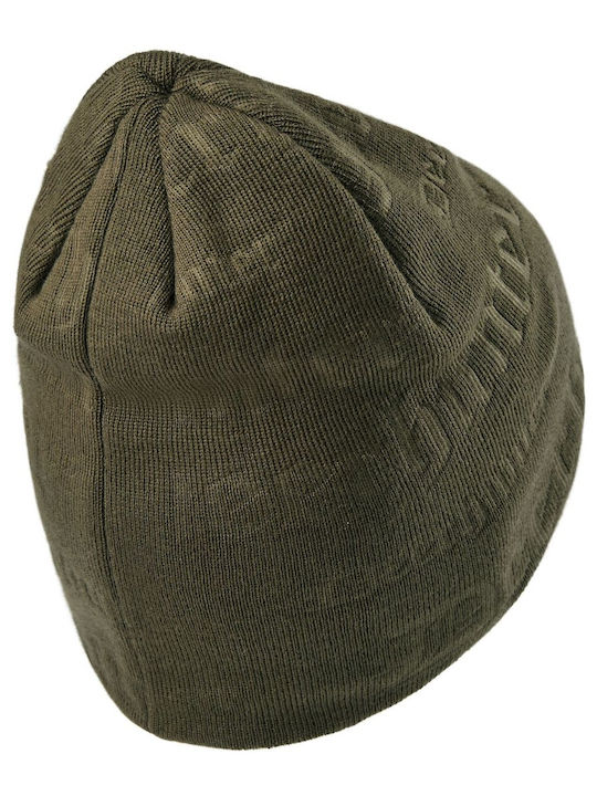 Deerhunter Beanie Unisex Σκούφος Πλεκτός σε Χακί χρώμα