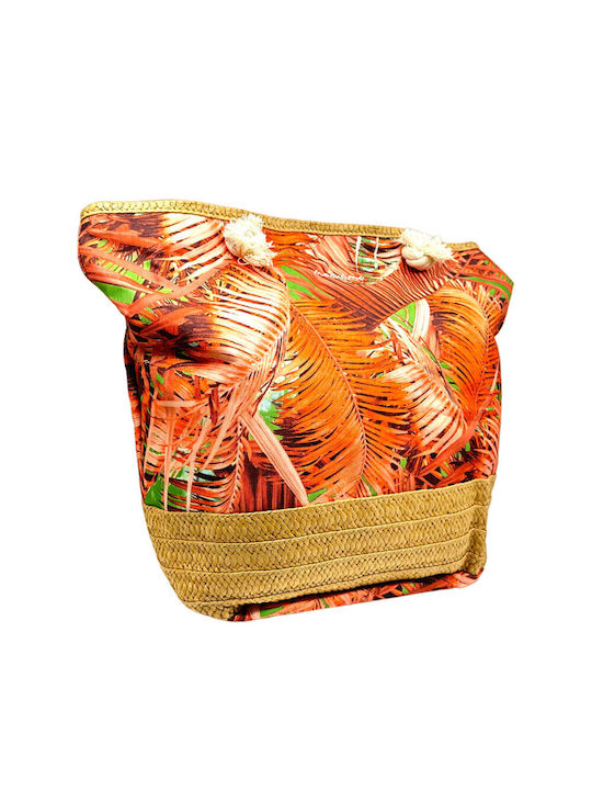 Modissimo Straw Beach Bag Orange