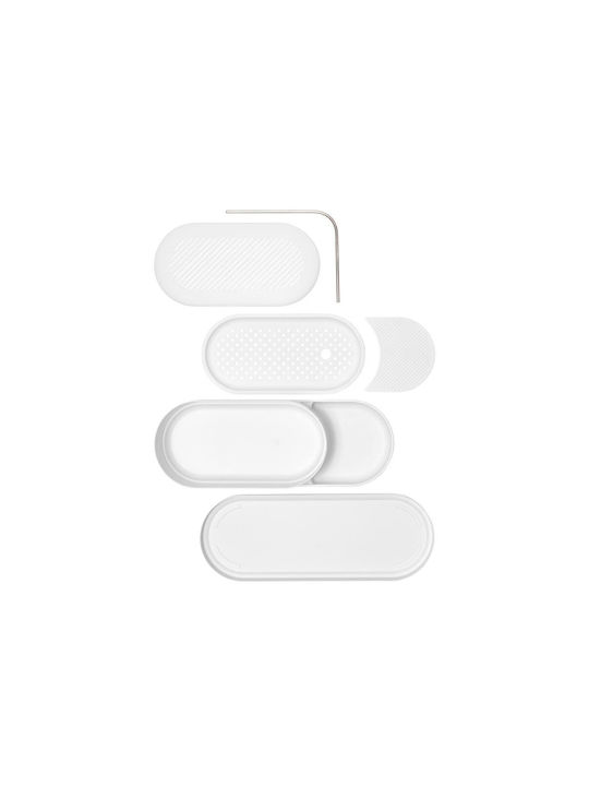 Brabantia SinkStyle Mineral Fresh Металик Бял Бански Комплект 4 Бройки