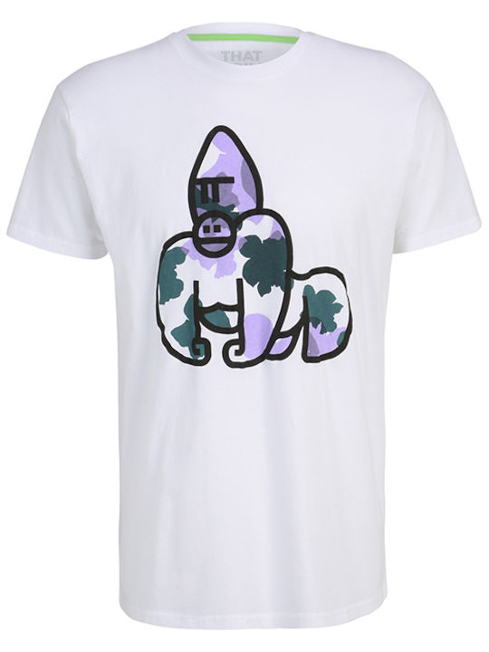 That Gorilla Brand Men's Short Sleeve T-shirt White