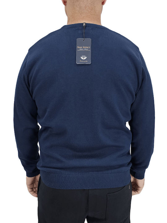 Side Effect Men's Long Sleeve Sweater Petrol Blue