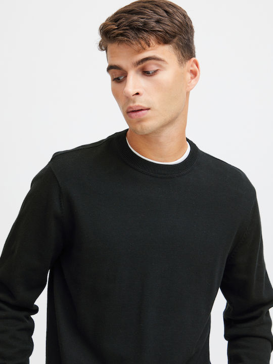 Langarm-Pullover Schwarz