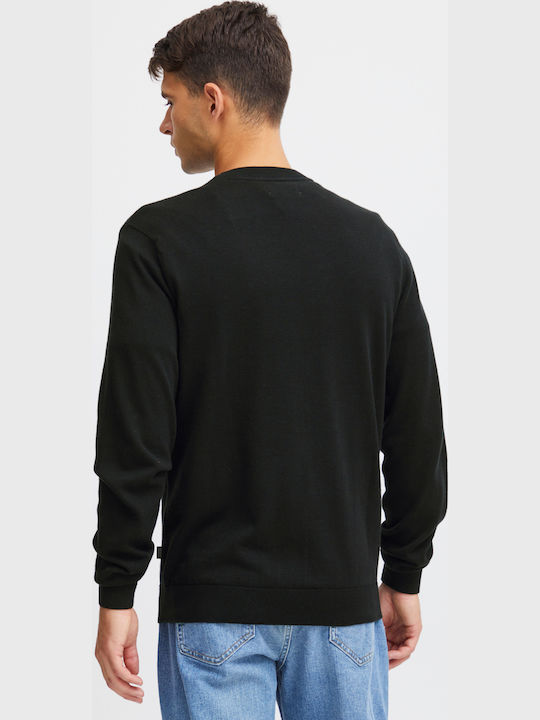 Langarm-Pullover Schwarz