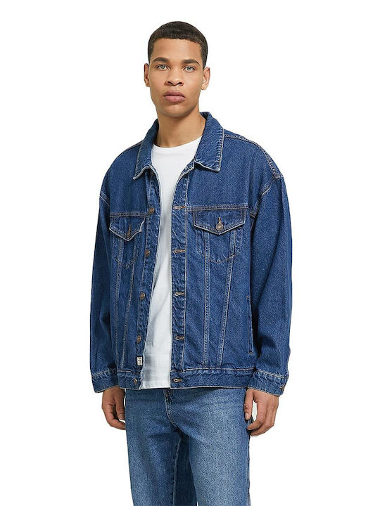 Alcott Men's Winter Denim Jacket Blue