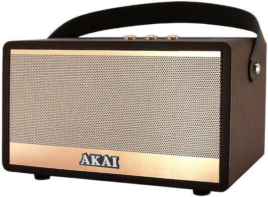 Akai Proffesional M7 Storm Bluetooth Speaker 60W with Radio and Battery Life up to 10 hours coffee
