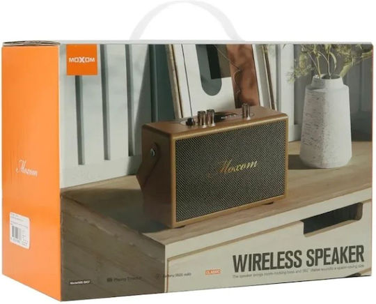 Moxom Bluetooth Speaker 10W with Battery Life up to 6 hours coffee MX-SK57