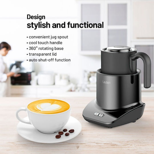 Lauben Device for Hot & Cold Milk Froth with Non-stick Coating 300ml