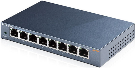 TP-LINK TL-SG108 Unmanaged L2 Switch with 8 Ethernet Ports