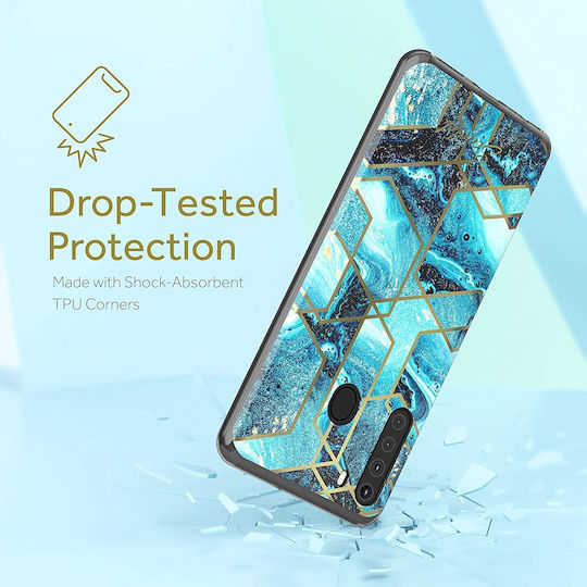 Ghostek Stylish Scarlet Back Cover Σιλικόνης / Πλαστικό Μπλε (Samsung Galaxy A21)