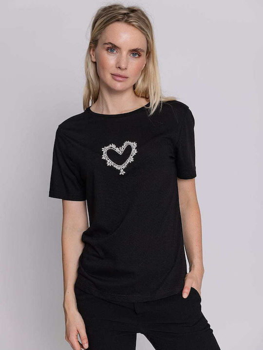 Twenty 29 Damen T-shirt Schwarz