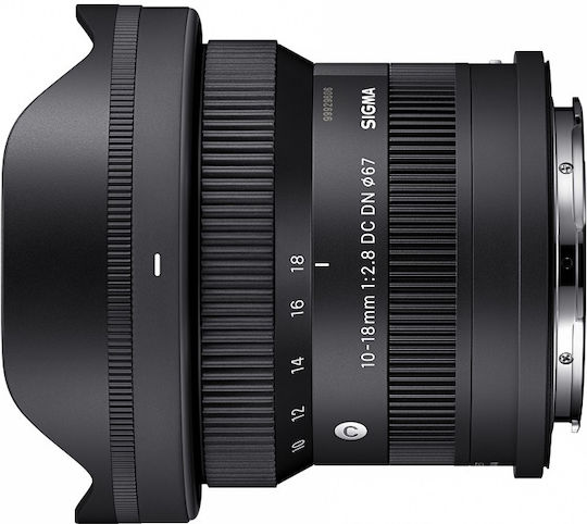 Sigma Crop Kameraobjektiv 10-18mm f/2.8 DC DN Contemporary Ultra-Weitwinkel-Zoom für Leica L Mount Black