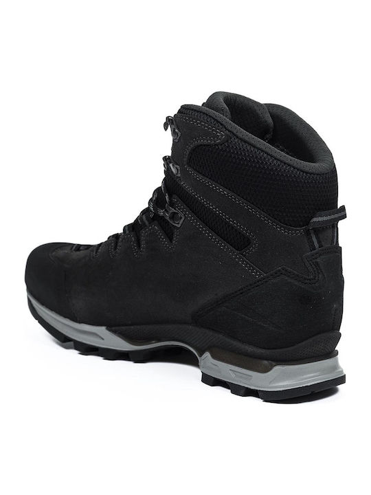 Hanwag Makra Trek Men's Waterproof Hiking Boots With Gore-Tex Membrane Black