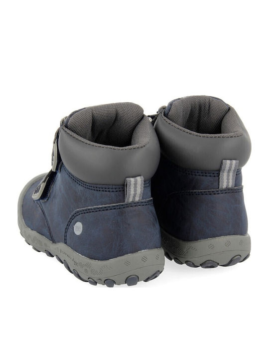 Kinderstiefeletten mit Klettverschluss Marineblau